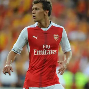 Arsenal's Krystian Bielik in Action during Lens Pre-Season Friendly, 2016 Arsenal's Krystian Bielik in Action during Lens Pre-Season Friendly, 2016