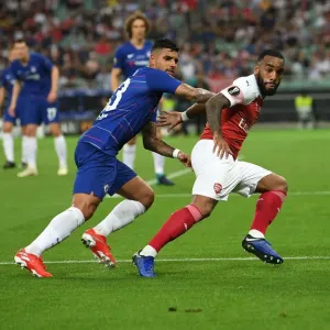 Arsenal's Lacazette Clashes with Chelsea's Emerson in Europa League Final Showdown