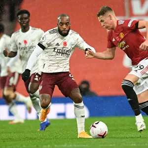 Arsenal's Lacazette Closes In On Manchester United's McTominay In Empty Old Trafford