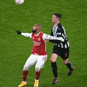Arsenal's Lacazette Faces Off Against Newcastle's Clark in FA Cup Clash Arsenal's Lacazette Faces Off Against Newcastle's Clark in FA Cup Clash
