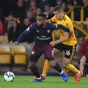 Arsenal's Lacazette Faces Off Against Wolverhampton's Coady in Premier League Clash Arsenal's Lacazette Faces Off Against Wolverhampton's Coady in Premier League Clash