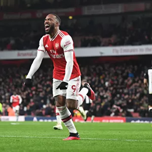 Arsenal's Lacazette Nets Four Goals in Thrilling Victory vs. Newcastle United (2019-20)