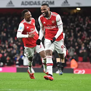 Arsenal's Lacazette Scores Fourth Goal in Emirates Thrashing of Newcastle (2019-20)