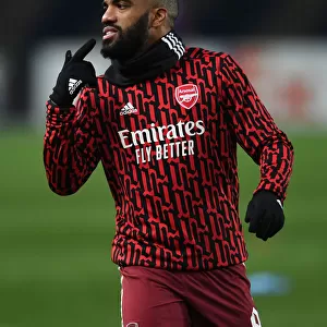 Arsenal's Lacazette Warming Up Ahead of Molde Clash in Europa League