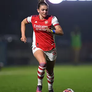 Arsenal's Laura Wienroither in Action: Arsenal Women vs Reading Women, FA WSL Match, 2021-22