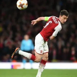 Arsenal's Laurent Koscielny in Europa League Semi-Final Clash Against Atletico Madrid