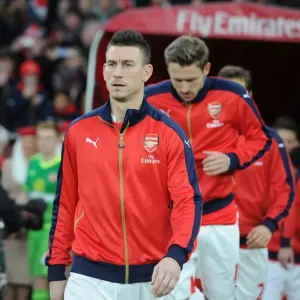 Arsenal's Laurent Koscielny Preparing for Arsenal vs Sunderland, Premier League 2015-16