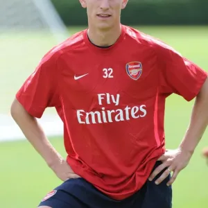 Arsenal's Laurent Koscielny at Training: Pre-Season 2010-11 Arsenal's Laurent Koscielny at Training: Pre-Season 2010-11