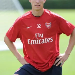 Arsenal's Laurent Koscielny at Training: Pre-Season 2010-11 Arsenal's Laurent Koscielny at Training: Pre-Season 2010-11
