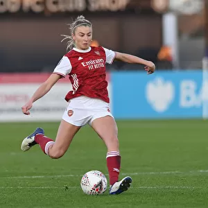 Arsenal's Leah Williamson in Action: Arsenal Women vs. Birmingham City Women, FA WSL 2020-21