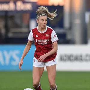 Arsenal's Leah Williamson in Action: Arsenal Women vs Birmingham City Women, FA WSL 2020-21