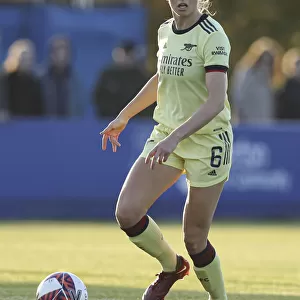 Arsenal's Leah Williamson in Action during FA WSL Match against Everton