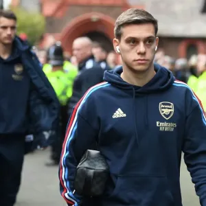Arsenal's Leandro Trossard Arrives at Goodison Park Ahead of Everton Clash - Premier League 2022-23