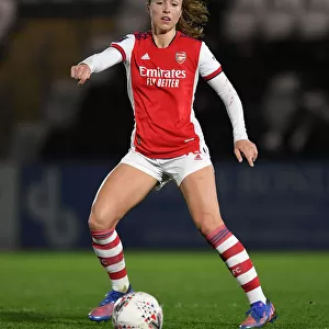 Arsenal's Lia Walti in Action during FA Cup Quarterfinal vs Coventry United