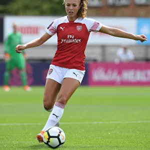 Arsenal's Lia Walti in Action against West Ham United Women, Continental Cup