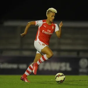 Arsenal's Lianne Sanderson in Action: Arsenal Ladies vs. Bristol Academy WSL Match Arsenal's Lianne Sanderson in Action: Arsenal Ladies vs. Bristol Academy WSL Match