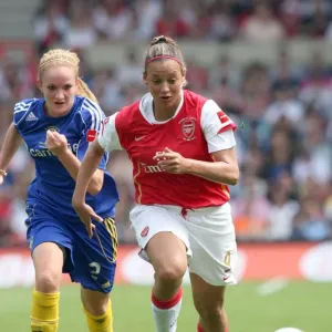 Print of Arsenal Ladies vs Leeds United in 2008 FA Women's Cup Final Print of Arsenal Ladies vs Leeds United in 2008 FA Women's Cup Final