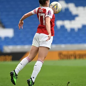 Arsenal's Lisa Evans in Action: Brighton & Hove Albion vs Arsenal Women