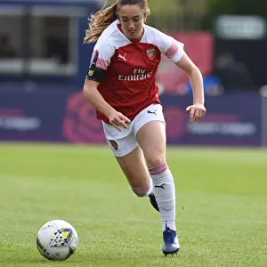 Arsenal's Lisa Evans in Action during WSL Match vs Birmingham City Ladies