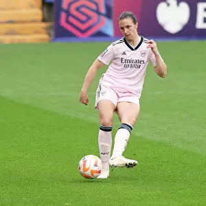 Arsenal's Lotte Wubben-Moy in Action: FA WSL Clash Against Liverpool
