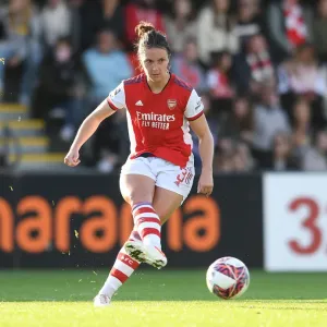 Arsenal's Lotte Wubben-Moy in Action: Arsenal Women vs Everton Women, FA WSL 2021