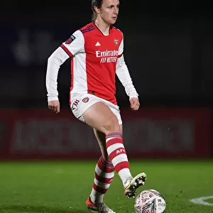 Arsenal's Lotte Wubben-Moy in Action during FA Cup Quarterfinal vs Coventry United
