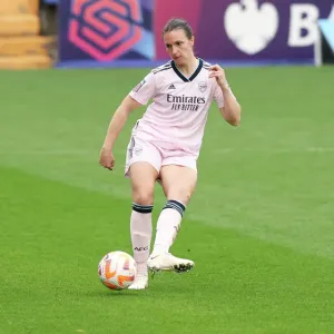 Arsenal's Lotte Wubben-Moy in Action: FA WSL Clash Against Liverpool