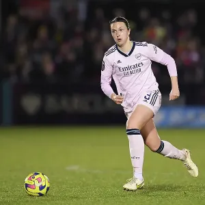 Arsenal's Lotte Wubben-Moy in Action against West Ham United in FA Women's Super League Arsenal's Lotte Wubben-Moy in Action against West Ham United in FA Women's Super League