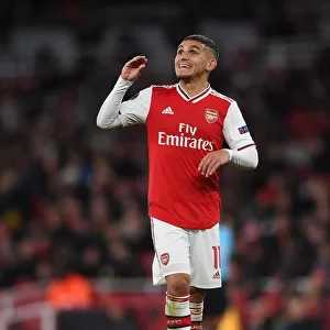 Arsenal's Lucas Torreira in Action against Standard Liege in UEFA Europa League