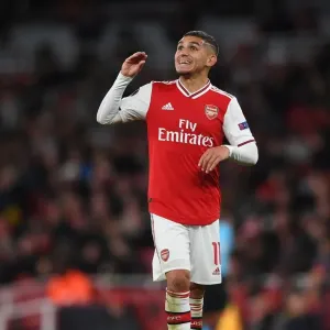 Arsenal's Lucas Torreira in Action against Standard Liege in UEFA Europa League