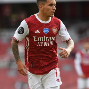 Arsenal's Lucas Torreira in Action Against Watford in 2019-20 Premier League