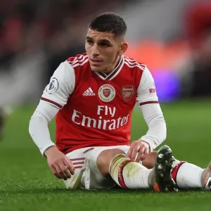 Arsenal's Lucas Torreira Faces Manchester City in the Premier League Arsenal's Lucas Torreira Faces Manchester City in the Premier League