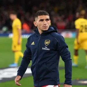 Arsenal's Lucas Torreira Gears Up for Arsenal v Standard Liege in Europa League
