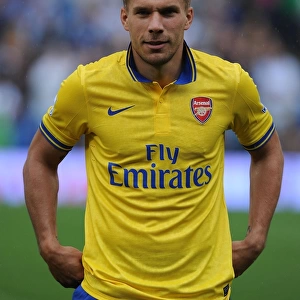Arsenal's Lukas Podolski Readies for Fulham Clash in 2013-14 Premier League