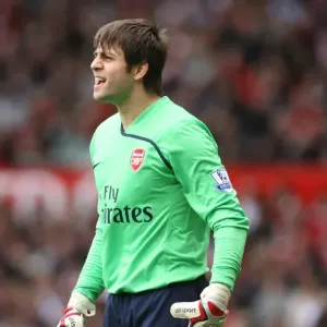 Arsenal's Lukasz Fabianski Shines in 0:0 Draw Against Manchester United, Old Trafford, 2009