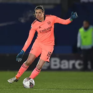 Arsenal's Lydia Williams in Action against Chelsea Women in FA WSL Clash