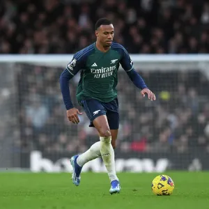 Arsenal's Magalhaes Shines in Defensive Masterclass vs. Fulham, Premier League 2023-24 Arsenal's Magalhaes Shines in Defensive Masterclass vs. Fulham, Premier League 2023-24