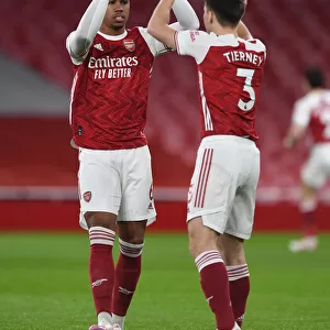 Arsenal's Magalhaes and Tierney Prepare for Burnley Clash (2020-21)