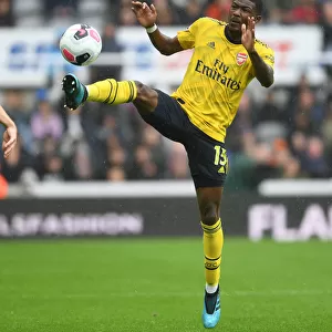 Arsenal's Maitland-Niles in Action Against Newcastle United - Premier League 2019-20