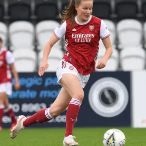 Arsenal's Malin Gut in Action: FA WSL 2021 Match at Empty Meadow Park Arsenal's Malin Gut in Action: FA WSL 2021 Match at Empty Meadow Park