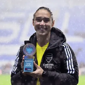 Arsenal's Manuela Zinsberger Named Player of the Match in Reading vs Arsenal (FA WSL 2022-23) Arsenal's Manuela Zinsberger Named Player of the Match in Reading vs Arsenal (FA WSL 2022-23)