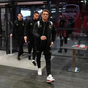 Arsenal's Martin Odegaard Arrives at Emirates Stadium Ahead of Arsenal v Southampton Premier League Clash (2022-23)