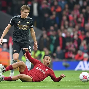Arsenal's Martin Odegaard Faces Off Against Liverpool in Premier League Showdown (2022-23)