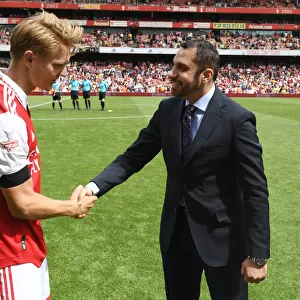Arsenal's Martin Odegaard Lifts Emirates Cup after Victory over Sevilla