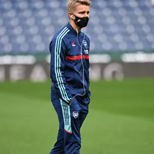 Arsenal's Martin Odegaard Prepares for Carabao Cup Clash against West Bromwich Albion