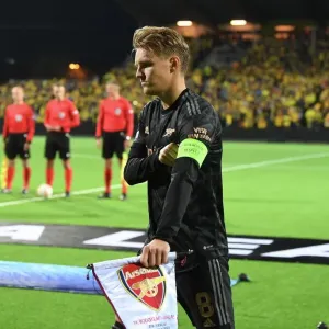 Arsenal's Martin Odegaard Prepares for UEFA Europa League Clash against Bodø/Glimt