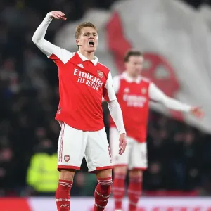 Arsenal's Martin Odegaard Rallies Fans Amidst Arsenal FC vs Southampton FC Tussle, Premier League 2022-23