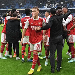 Arsenal's Martin Odegaard Reacts After Chelsea vs Arsenal Premier League Clash (2022-23)