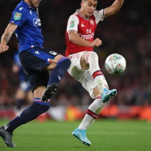 Arsenal's Martinelli Closes In on Nottingham Forest's Figueiredo in Carabao Cup Showdown