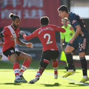 Arsenal's Martinelli Navigates Past Southampton: FA Cup 4th Round Clash Amidst Empty Stands Arsenal's Martinelli Navigates Past Southampton: FA Cup 4th Round Clash Amidst Empty Stands